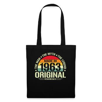 Cadeau de l’homme légendaire 1963 - Sac en tissu - noir - Devant