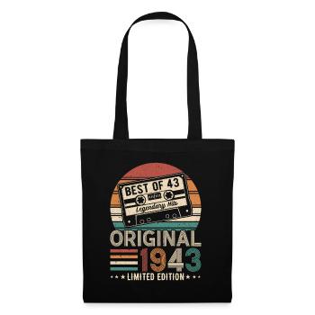 1943 - Vintage Birthday Tea - Tote Bag - black - Front