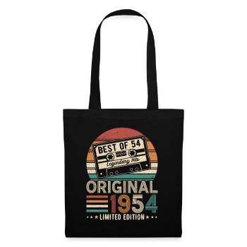 1954 Anniversaire Vintage - Sac en tissu - noir - Devant