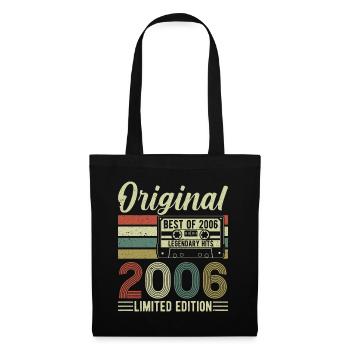 Millésime 2006 Anniversaire Légende - Sac en tissu - noir - Devant