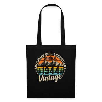 1944 Birthday Shirt - Vintage Gift Idea - Tote Bag - black - Front