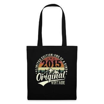 Elegantes 2015 Jubiläumsshirt - Stoffbeutel - Schwarz - Vorne