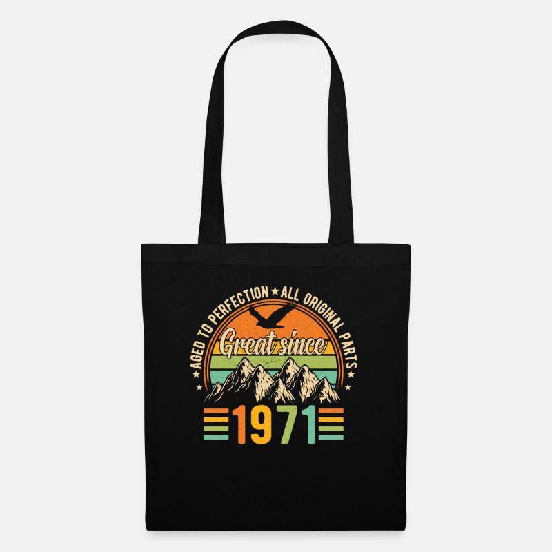 1971 - Ein legendäres Jahr - Stoffbeutel - Schwarz