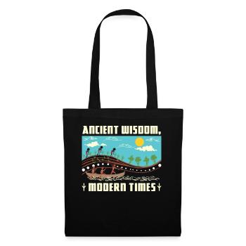 Ancient Wisdom, Modern Times - Tote Bag - black - Front