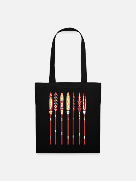 Aborigène - Sac en tissu - noir