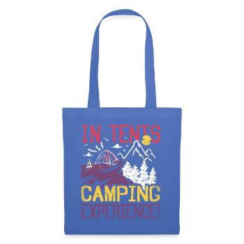 In tents camping experience! - Stoffbeutel - Hellblau - Vorne