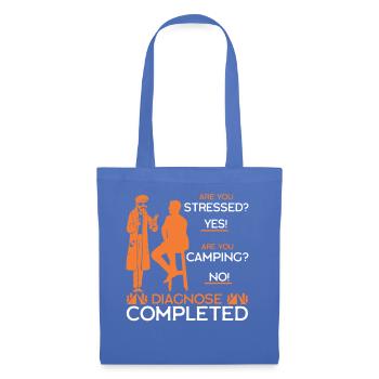 Stress Camping - Tote Bag - light blue - Front