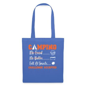 camping Challenge accepted - Tote Bag - light blue - Front