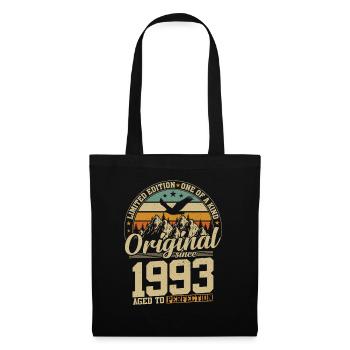 Vintage 1993 - Zeitlose Eleganz - Stoffbeutel - Schwarz - Vorne