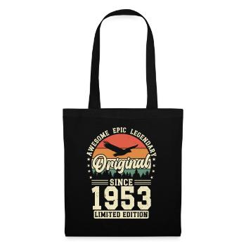 1953 : L’élégance intemporelle - Sac en tissu - noir - Devant