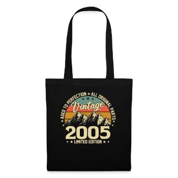 Légendaire 2005 : un 18e anniversaire millésimé - Sac en tissu - noir - Devant