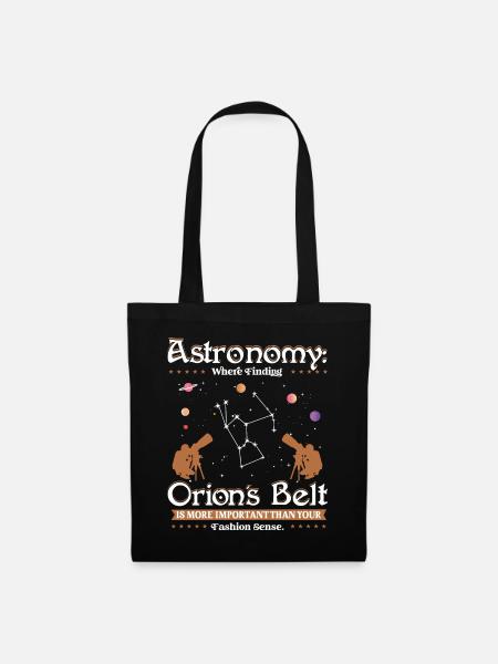 Der Gürtel des Orion - Stoffbeutel - Schwarz
