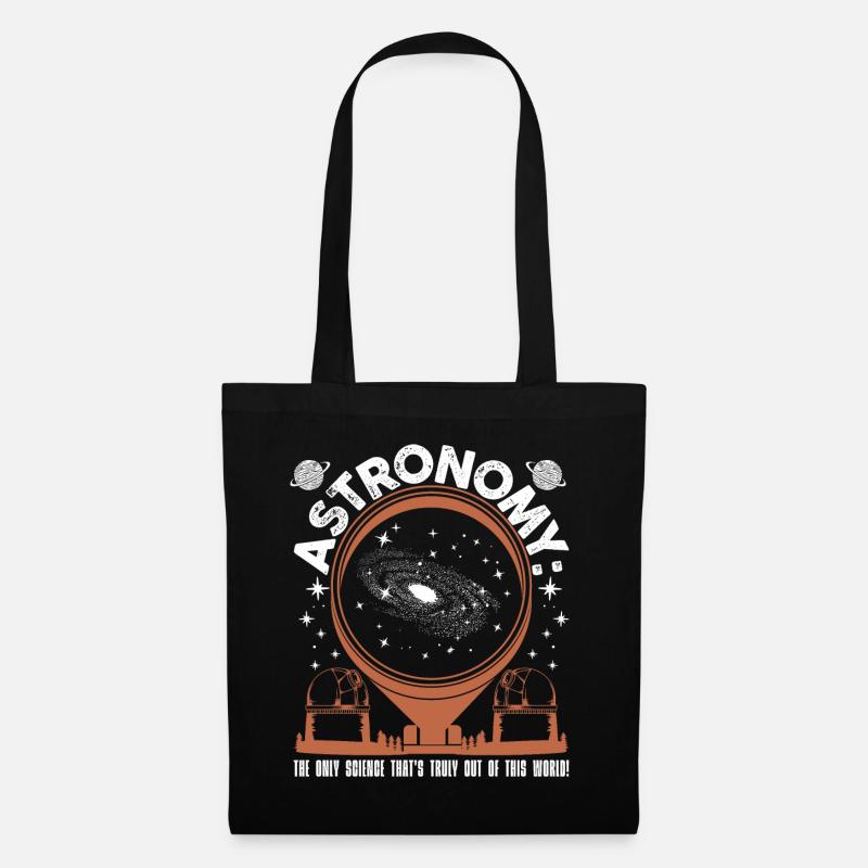 Astronomie Wissenschaft - Stoffbeutel - Schwarz
