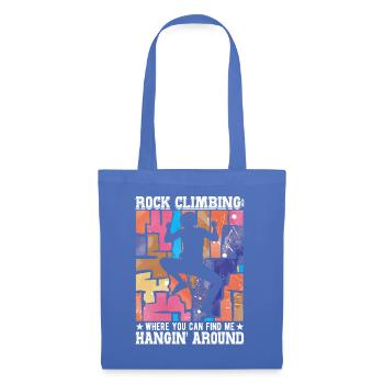 climbing: Where you can find me hangin' around - Tote Bag - light blue - Front