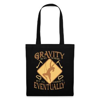 est mon ennemi juré, mais je le vaincrai... Finalement - Sac en tissu - noir - Devant
