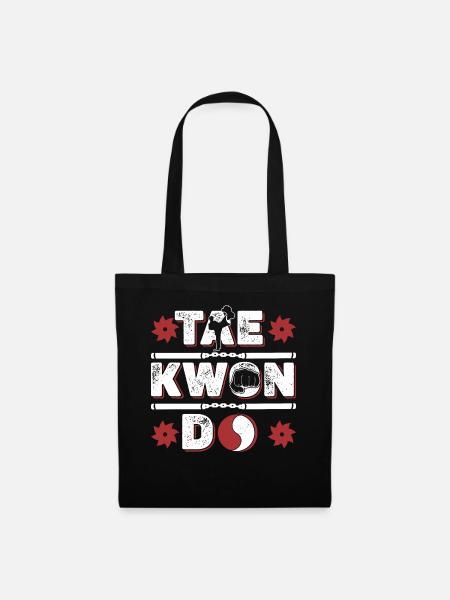 Tae Kwon Do - Stoffbeutel - Schwarz