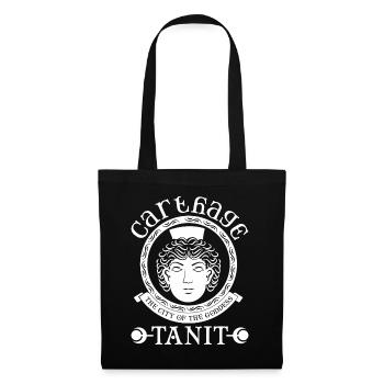 Karthago, die Stadt der Göttin Tanit - Stoffbeutel - Schwarz - Vorne