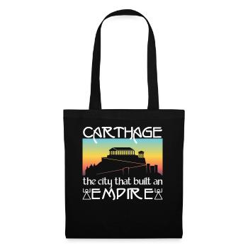 Karthago, die Stadt, die ein Imperium aufbaute - Stoffbeutel - Schwarz - Vorne