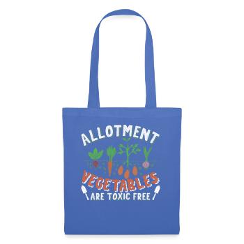 Les légumes potagers sont exempts de produits toxiques - Sac en tissu - bleu pâle - Devant