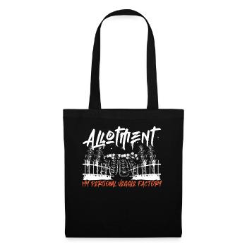 allotment The real veggie factory - Tote Bag - black - Front