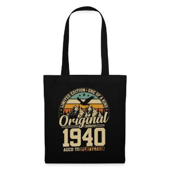Vintage Birthday 84 Years 1940 - Tote Bag - black - Front