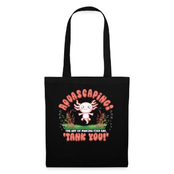 the art of making fish say, 'Tank you! - Tote Bag - black - Front