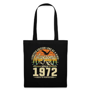 Legendary 52nd birthday 1972 - Tote Bag - black - Front