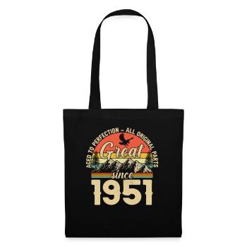 Legendary 73rd birthday 1951 - Tote Bag - black - Front