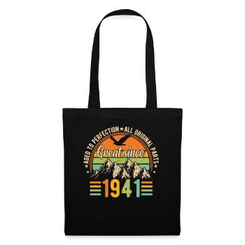Vintage 83 Birthday Retro 1941 Gift - Tote Bag - black - Front