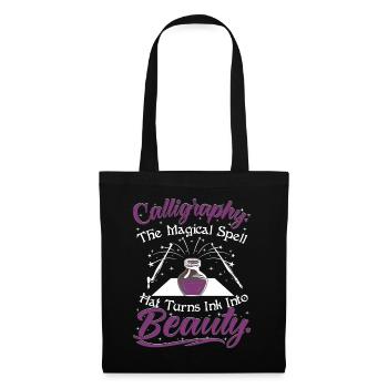 le sortilège magique qui transforme l’encre en beauté. - Sac en tissu - noir - Devant