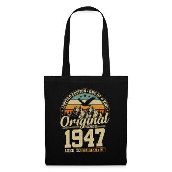 Vintage 1947 - Legendary 77th Birthday - Tote Bag - black - Front