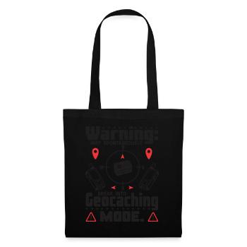 Peut se mettre spontanément en mode géocaching. - Sac en tissu - noir - Devant