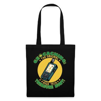 Geocaching: The original high-tech treasure hunt! - Tote Bag - black - Front