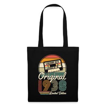 Vintage 1938 - Retro 86th Birthday Gift - Tote Bag - black - Front