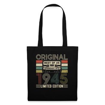 Born in 1945 - Legendary 79th Birthday - Tote Bag - black - Front