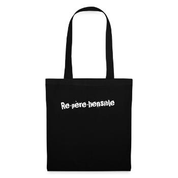 Re-père-hensible Éclat de Pèrefection - Sac en tissu - noir - Devant