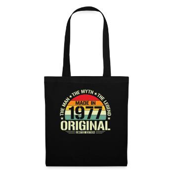 Année d'anniversaire légendaire 77 - Sac en tissu - noir - Devant