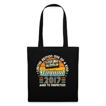 Legendarisches Geburtsjahr 2017 - Stoffbeutel - Schwarz - Vorne