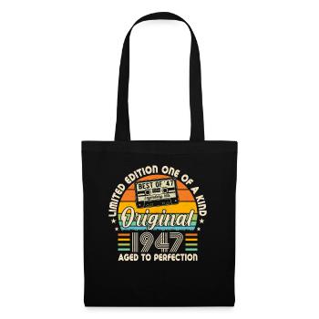 Fier 77e anniversaire 1947 - Sac en tissu - noir - Devant