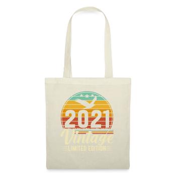 Geboren Legenden 2021 Vintage Geburtstagsgeschenk - Stoffbeutel - Natur - Vorne