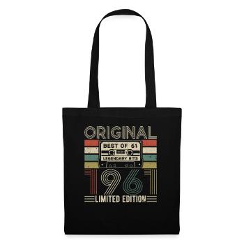 Legendary year of birth 1961 - Tote Bag - black - Front