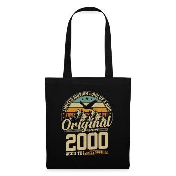 Jubilee Year 2000 – Vintage Birthday Gift - Tote Bag - black - Front