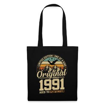 Vintage 1991 Anniversary - Tote Bag - black - Front