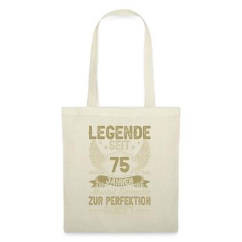 Legende seit 75 Jahren - Stoffbeutel - Natur - Vorne