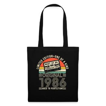 Vintage Birthday Joy 1986 - Tote Bag - black - Front