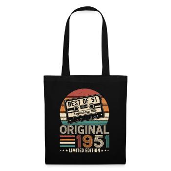 Millésime 1951 - Né légendaire - Sac en tissu - noir - Devant