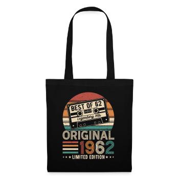 Born in 1962 - Vintage Legends - Tote Bag - black - Front