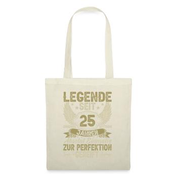 Legende seit 25 Jahren - Stoffbeutel - Natur - Vorne