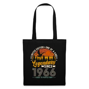 Born in 1966 Birthday 1966 Vintage 1966 - Tote Bag - black - Front