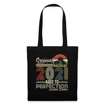 2021 Original 2021 Vintage Vintage Retro anniversa - Tote Bag - black - Front